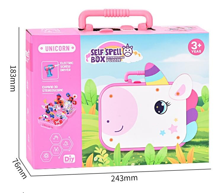 Unicorn Electric Drill puzzle set 298 pieces