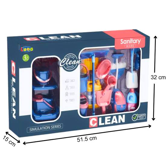 Kids Mini Cleaning Tool Set – Pretend Play Housekeeping Toy