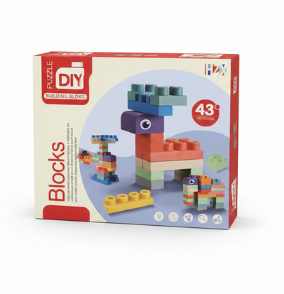 Soft Silicone Building Blocks-43 pieces