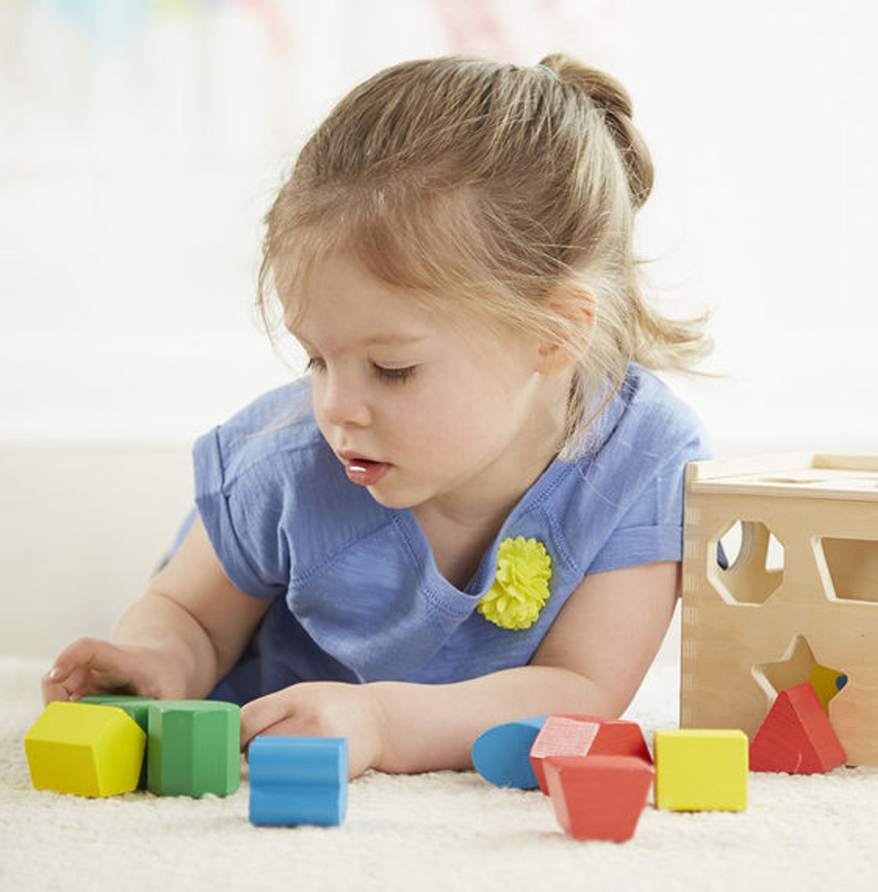 Montessori Wooden Shape Sorter Cube
