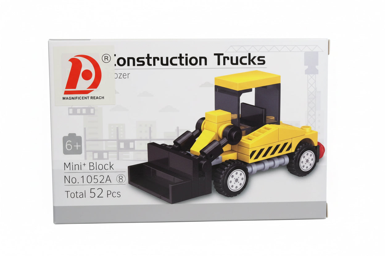 Mini Lego Blocks Construction Trucks Set