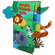 Jungle Friends Tails Sensory Soft Cloth Book with 3D Tactile Tails & Teether Ring (Ages 0-36M)