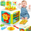Montessori Busy Activity Cube for Toddlers – Multifunctional Learning Toy