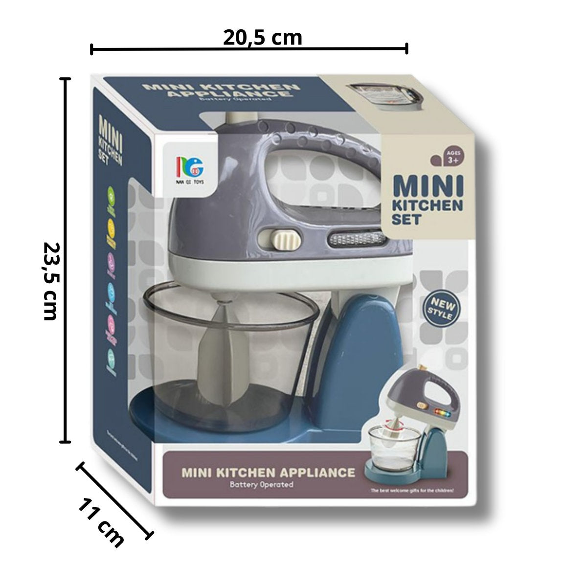 Mini Kitchen Stand Mixer | Ages 3+ | Master Culinary Logic & Fine Motor Precision