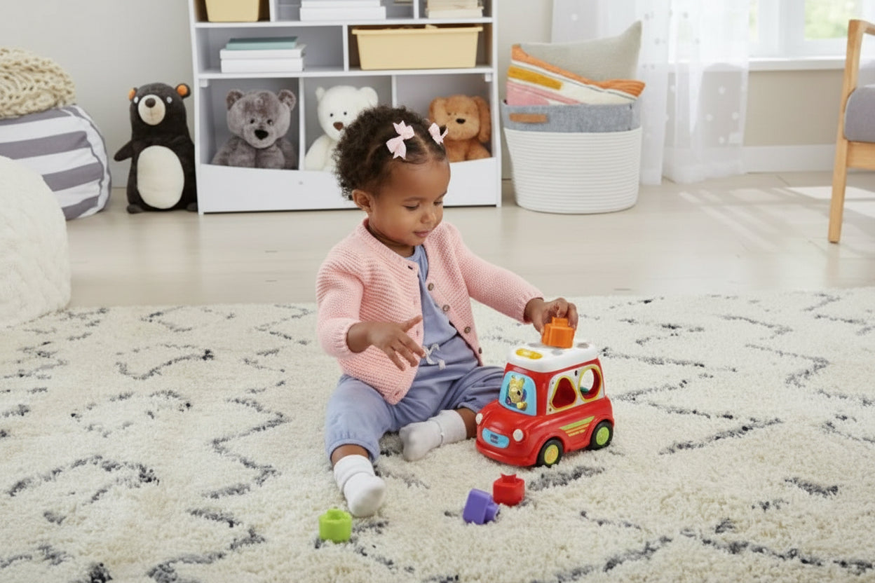 HAP-P-KID Little Learner Sort & Play Vehicle – Shape Sorter Van