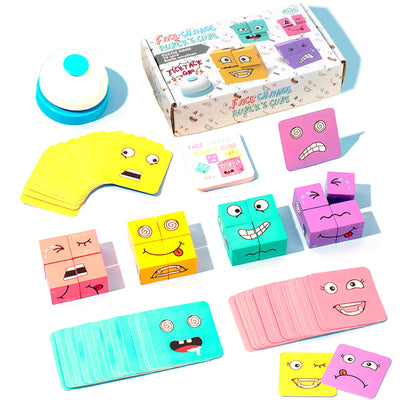 Face change challenge cubes