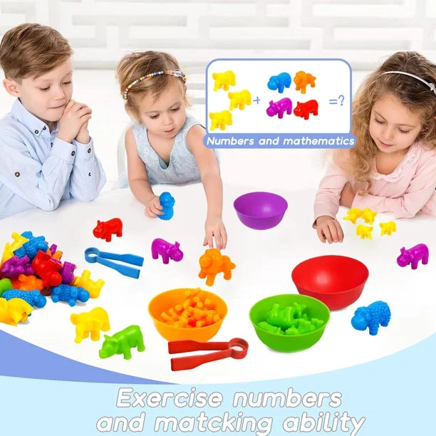 Color Classification & Clipping Silicone Animals