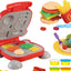 Color clay burger machine toy