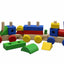 3-Section Geometric Shapes Train – Deluxe Wooden Pull-Along Set