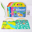 Reusable Magnetic Animal Sticker Activity Book – Interactive Learning & Play