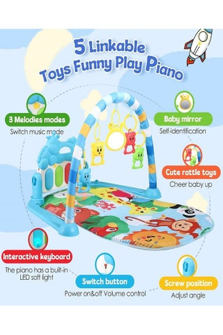 Musical Baby Activity Gym Playmat