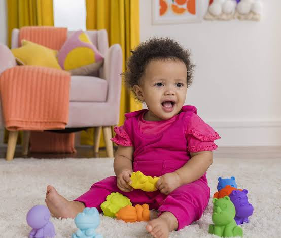 Baby silicone animals set