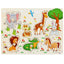 3-in-1 Wooden Peg Puzzle Bundle – Fruits, Vegetables, and Jungle Animals