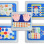 Montessori  vechiles themed Felt Busy Board – 20-in-1 Portable Activity Book