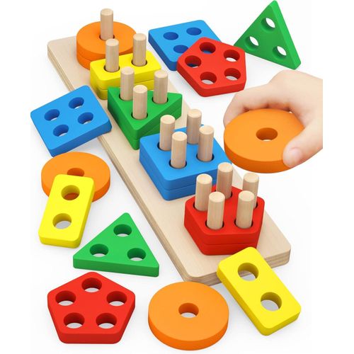 Early Years Wooden Montessori Discovery Bundle| Ages 18m+ | Master Foundations of Logic & Sensory Rhythm