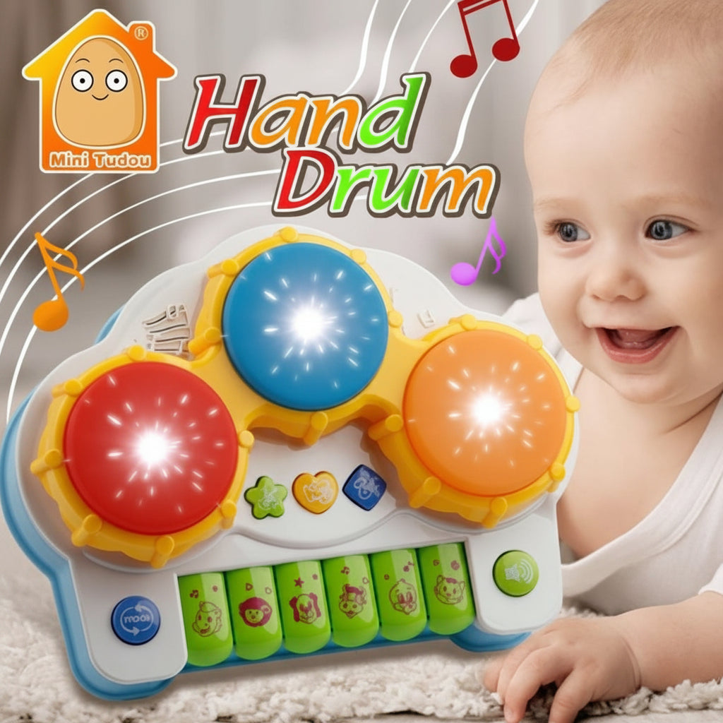 2-in-1 Musical Symphony Drum & Piano | Ages 3+ | Master Rhythmic Patterns & Auditory Coordination