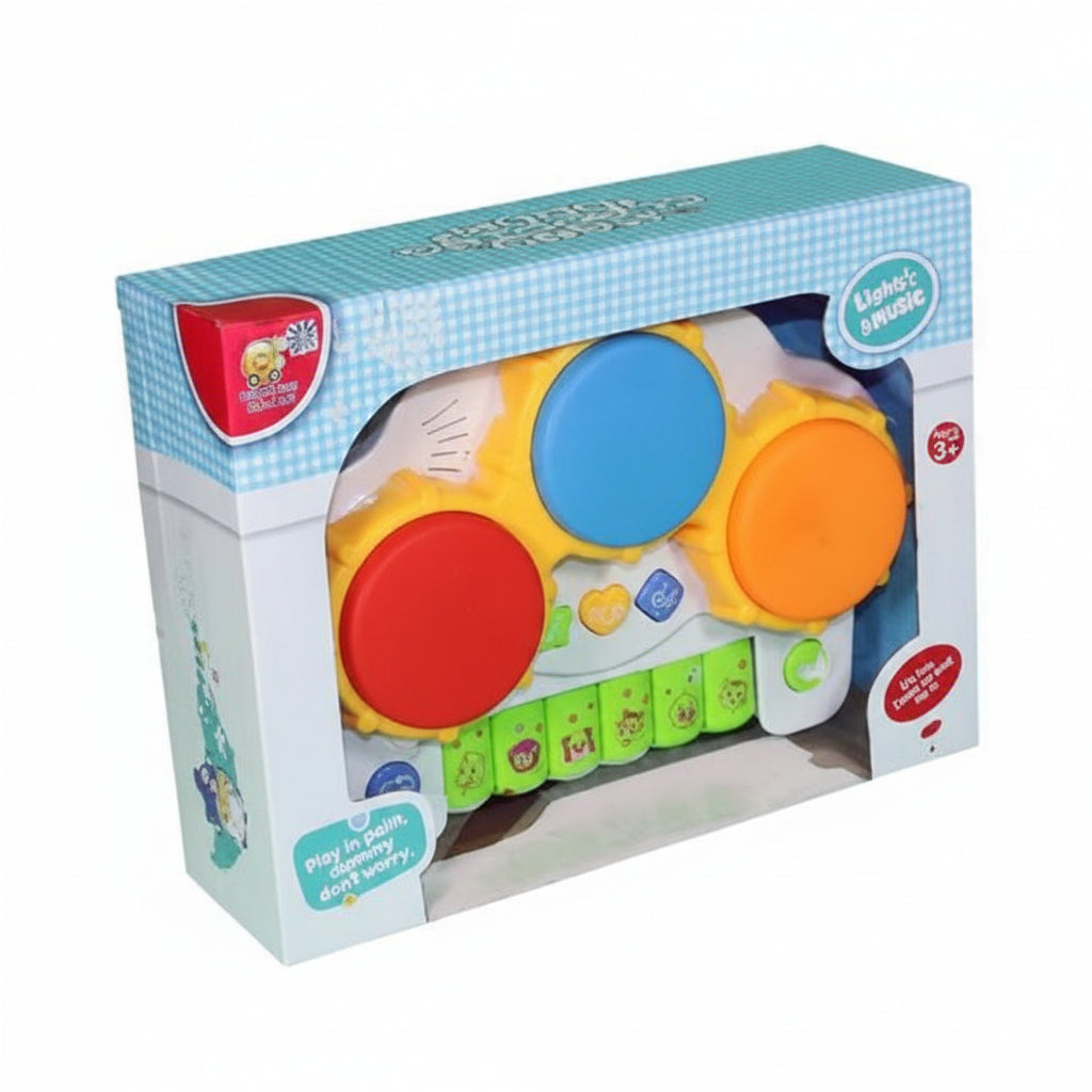 2-in-1 Musical Symphony Drum & Piano | Ages 3+ | Master Rhythmic Patterns & Auditory Coordination