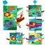 Jungle friend soft cloth baby book