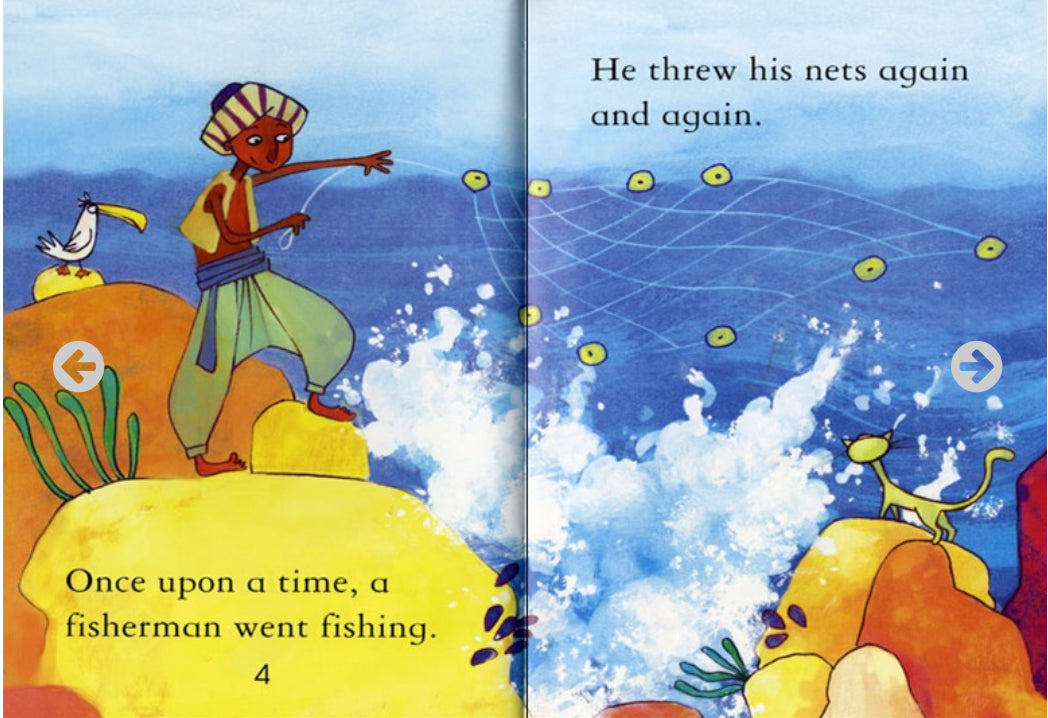 The Genie in the Bottle | Usborne First Reading Paperback Book