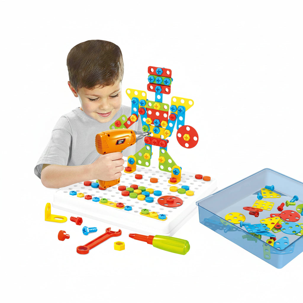 Creative Double-Sided 6-in-1 Box Mosaic Puzzle | Ages 3+ | Advanced STEM Engineering & Spatial Logic
