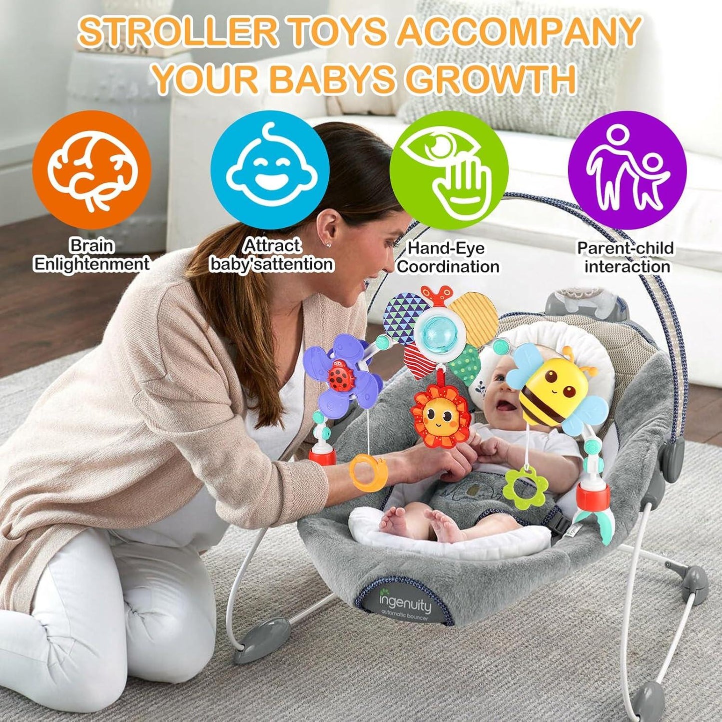 Universal 2-in-1 Baby Play Arch – Sensory & On-the-Go Activity Toy