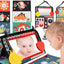 Cloth tummy time mirror book
