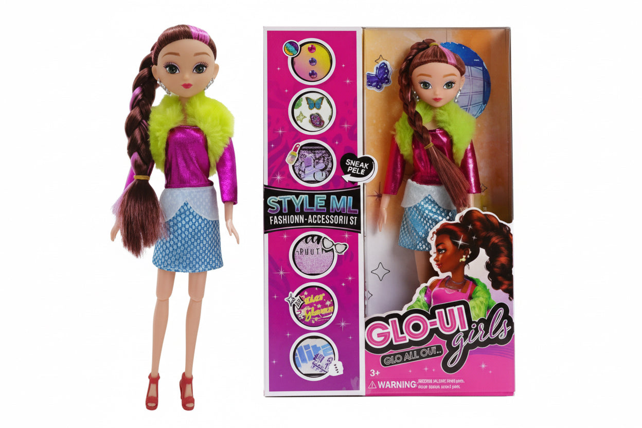 Glo-Up Girls: Kenzie Fashion Doll – Music Maven & Style Transformation