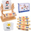 Word cognitive pairing toy