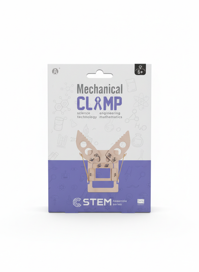 DIY Mechanical Clamp – Wooden STEM Assembly Kit for Junior Engineers