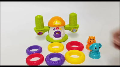 Keep balance stacking musical toy