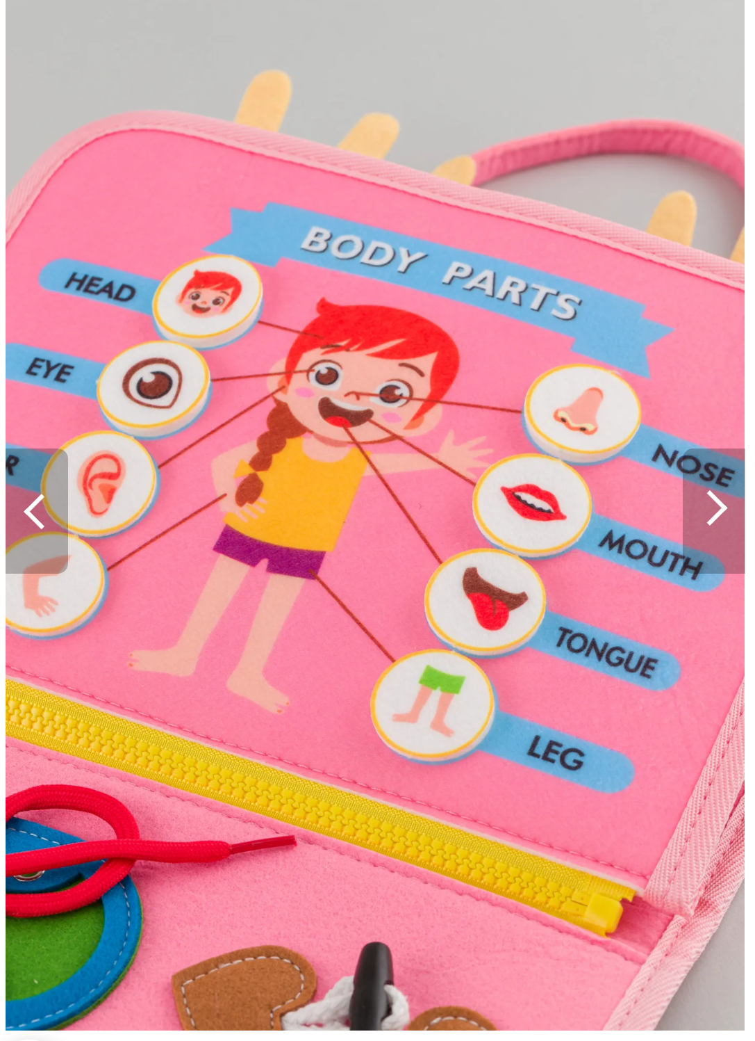 Toddler Discovery Sensory Busy Book – Early Learning & Fine Motor Skills