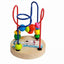 Montessori wooden small circulating bead toy