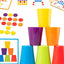 Color classification stacking cup toy 2 in 1