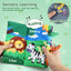 Jungle friend soft cloth baby book