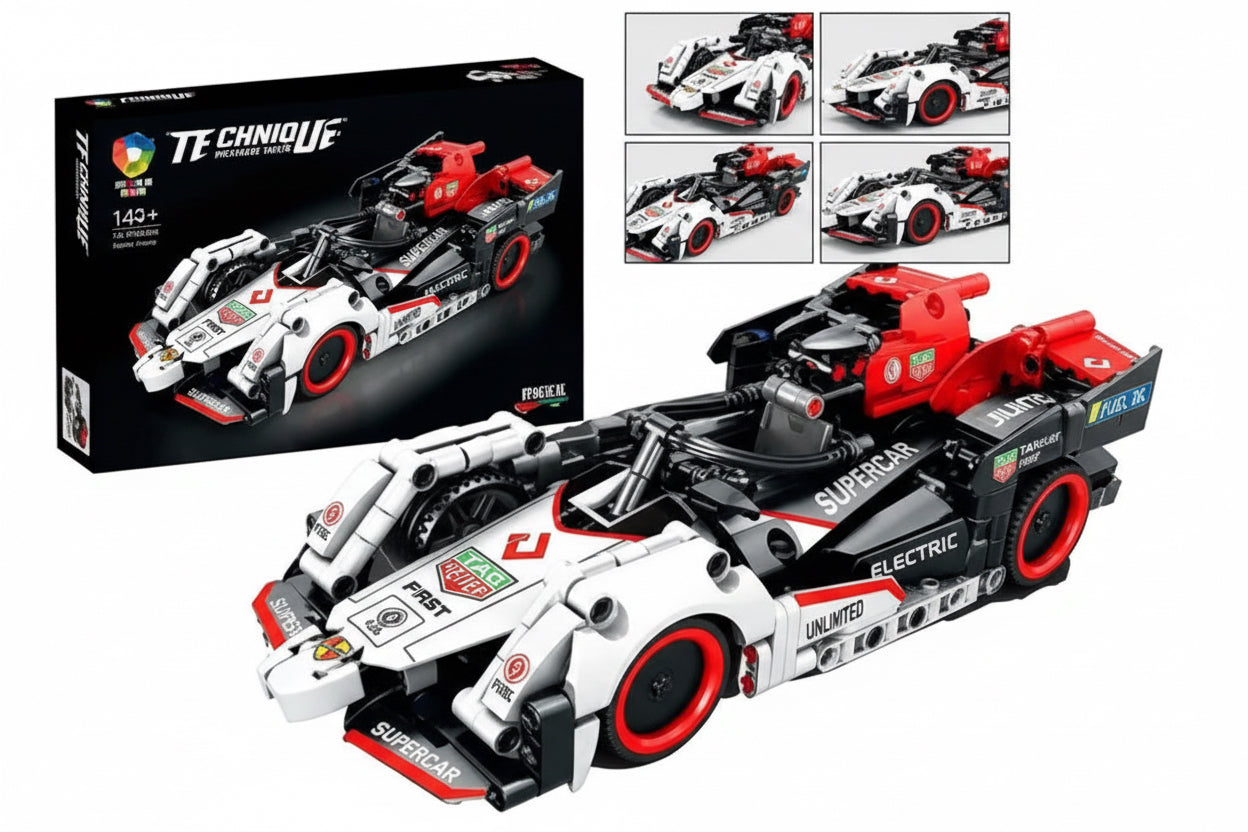 Ctoys Teknik Formula 1 Racing Car – 486-Piece Building Blocks Set (Lego Compatible)