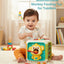 Montessori Busy Activity Cube for Toddlers – Multifunctional Learning Toy