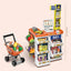 Home Supermarket And Cashier toy 60 pieces( Sounds and Lights)