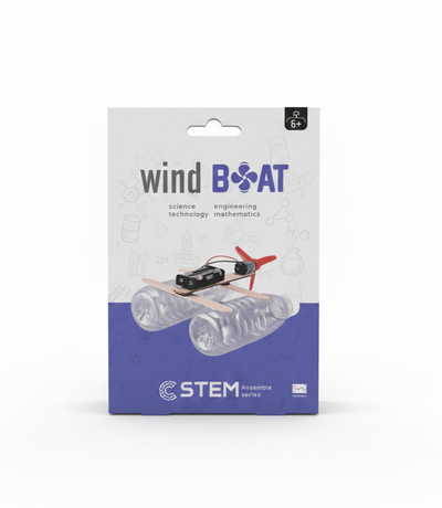 DIY Wooden Wind Boat – Battery-Powered STEM Craft Kit