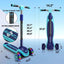 Adjustable 3-Wheel Kick Scooter Sensory Balance Toy for Kids (Ages 3-8 Years)