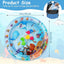 Sea Creatures Inflatable Water Mat Sensory Montessori Toy for Infants (Ages 0-12m)