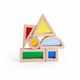 Rainbow Translucent Acrylic Wooden Stacking Blocks ( 7 pieces)  Set for Kids & Toddlers (Ages 2–6)