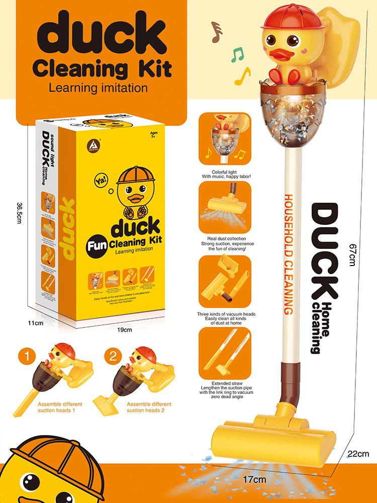 Duck Fun Interactive Vacuum Set | Ages 3+ | Foster Life Skills & Motor Coordination