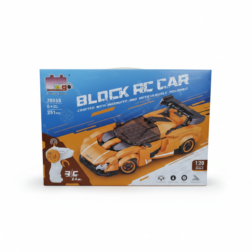 Build & Drive RC Sports Car Set | Ages 6+ |251 Piece Lego Set, Develop Engineering & Motor Skills