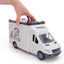 Interactive Friction-Powered "Horse Transporter" Van Toy with Realistic Horse Figure, Lights & Sound Effects (Ages 3+)