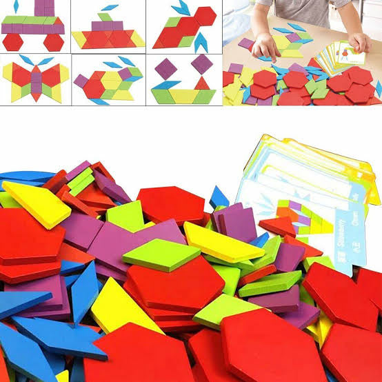 Pattern blocks 130 pcs