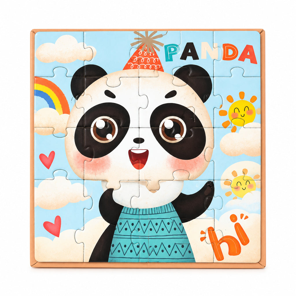 3-in-1 Cute Animals Magnetic Progressive Puzzle Book for Kids (Step 3)