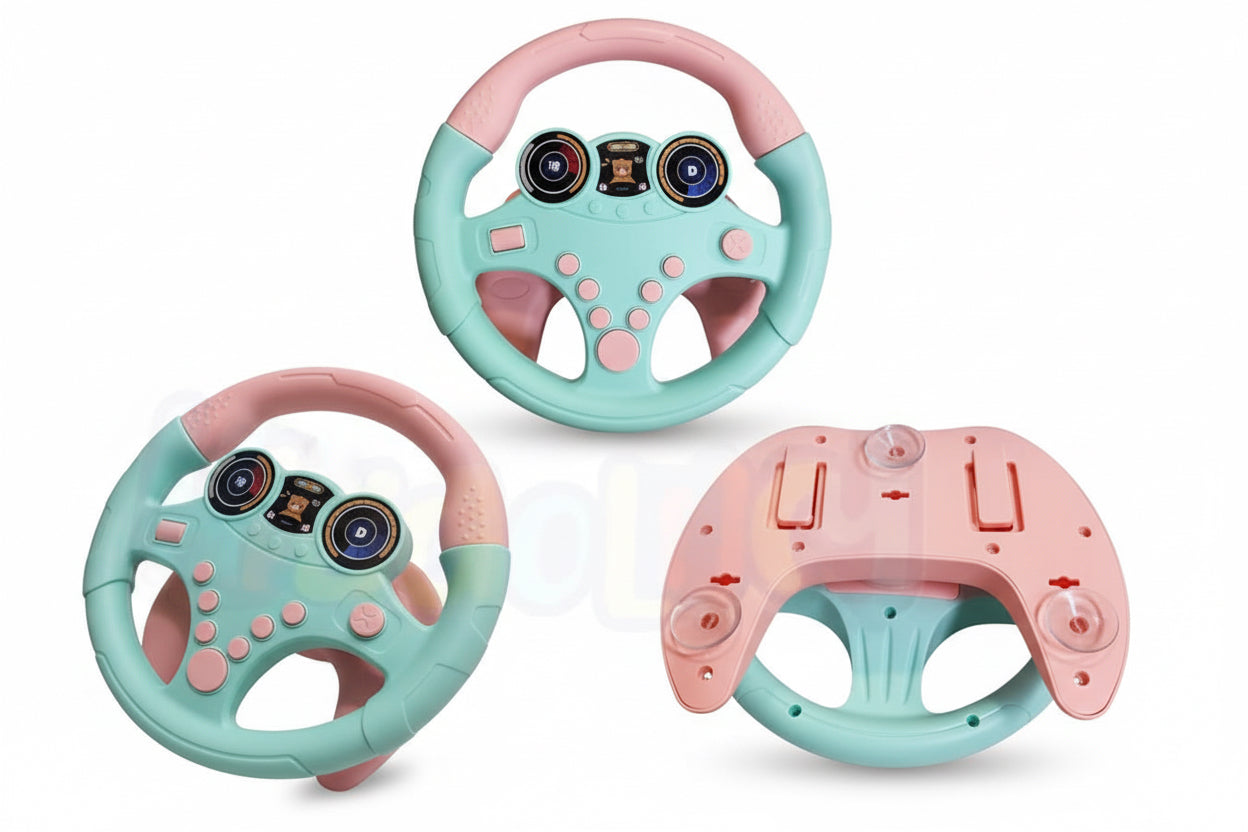 Steering wheel 360 degree toy