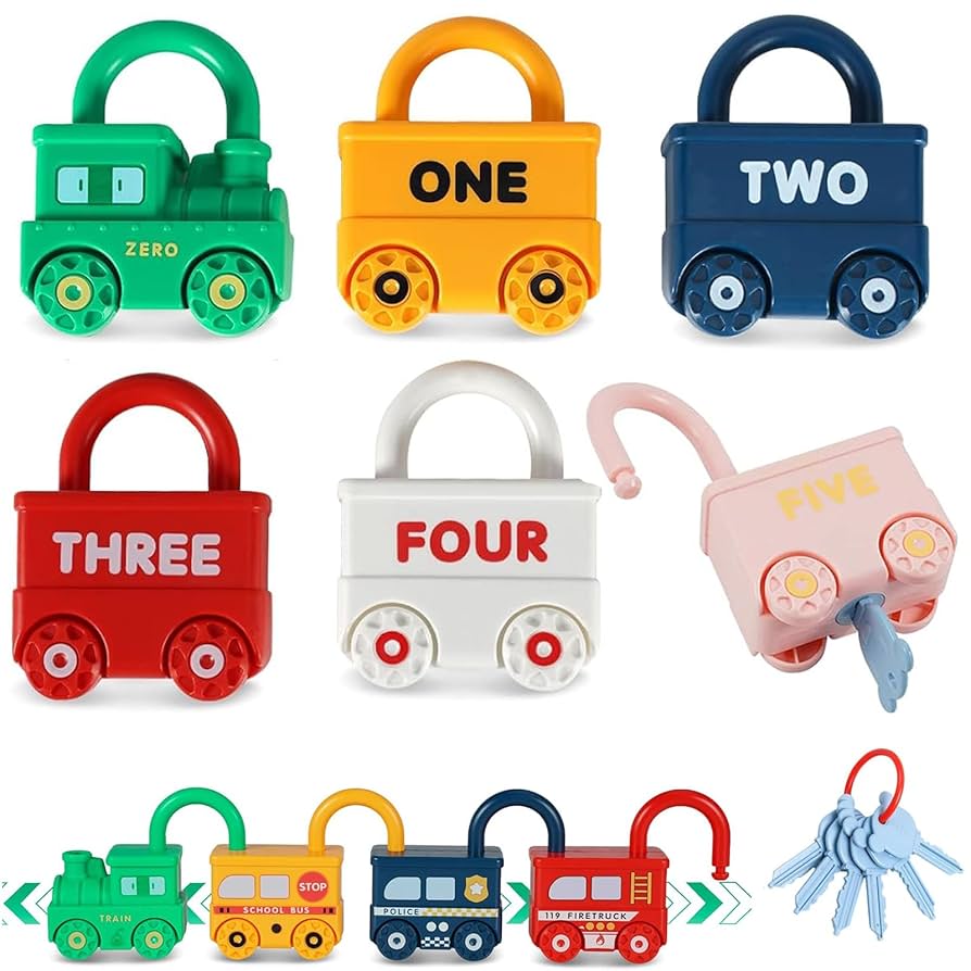 Locks  cars and keys toy