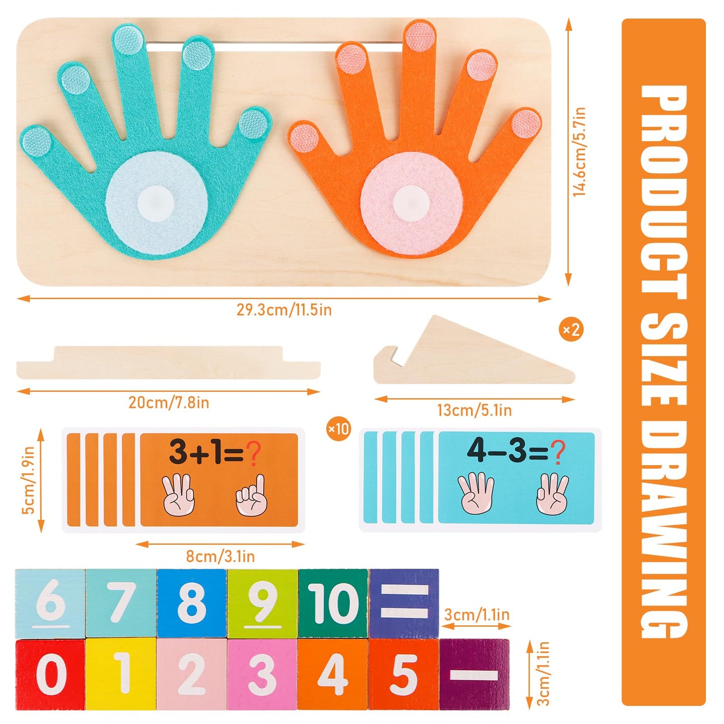 Wooden Montessori Educational Math Toy