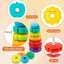Grow Up Spinning Stacking Toy – Colorful Ring Spinner for Toddlers 12M+